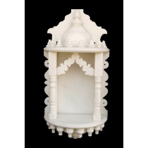 White Marble Home Temple Pooja Mandir small size 18 inches