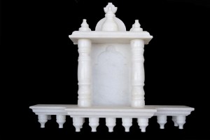White Marble Home Temple Small Size 10 inches